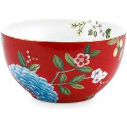 PiP Studio Blushing Birds Red Skål 15cm