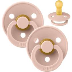 Bibs Color Pacifiers Size 2 6-18m 2-pack Blush
