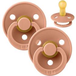 Bibs Color Pacifiers Size 2 6-18m 2-pack Peach