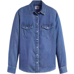 Levi's Iconic Western Denim Shirt - Paper Map/Medium Wash