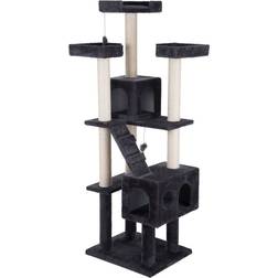 Zooplus Scratching Post Rapunzel 181x60x50cm Dark Gray