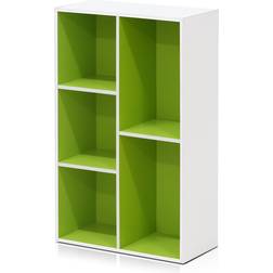 Furinno Luder 5 Cube White/Green Bokhylla 31.5cm