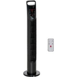 Homcom 78.5cm Oscillation Tower Fan Black