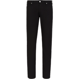 Emporio Armani Slim Fit Gabardine Jeans - Black