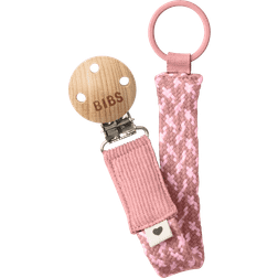 Bibs Braid Pacifier Dusty Pink/Baby Pink