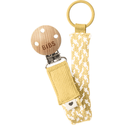 Bibs Braid Pacifier Pale Butter/Ivory