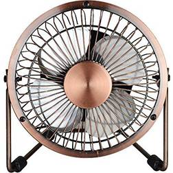 Status 4" USB Mini Fan Brass