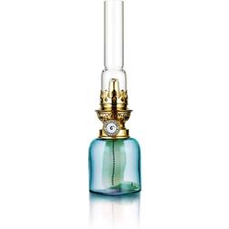 Karlskrona Lampfabrik Koholmen Aquamarine Oil Lamp 24cm