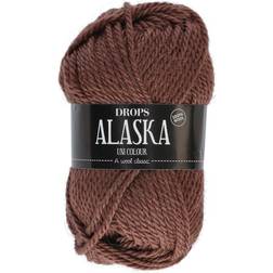 Drops Design Alaska Uni Colour Chocolate 70m