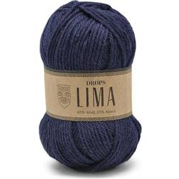 Drops Design Lima Uni Colour Navy Blue 100m