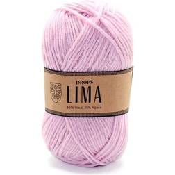 Drops Design Lima Uni Colour Powder Pink 100m