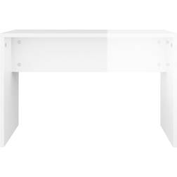 vidaXL Engineered Wood High Gloss White Dressing Table 35x70cm