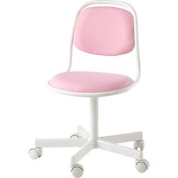 IKEA Desk Chair White/Vissle Pink