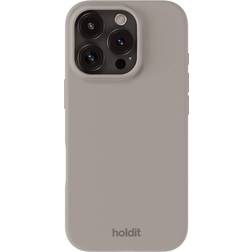 Holdit Silicone Case for iPhone 16 Pro Taupe
