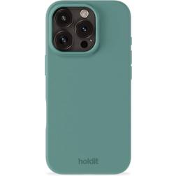 Holdit Silicone Case for iPhone 16 Pro Moss Green