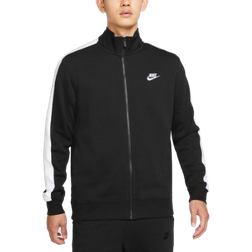 Nike Men's Sportswear Club Fleece Tracksuit Jacket - Black/White