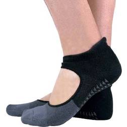 Sock Snob Non Slip Grip Low Cut Invisible Socks 2-pack - Black