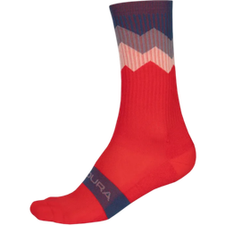Endura Jagged Socks - Pomegranate