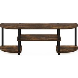 Furinno Turn-S-Tube Wide Entertainment Center Amber Pine/Black TV-bänk 120x40cm