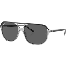 Ray-Ban Bill One RB2205 1396B1 - Glossy Dark Grey On Transparent Grey