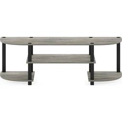 Furinno Turn-S-Tube Wide Entertainment Center French Oak/Black TV-bänk 120x40cm