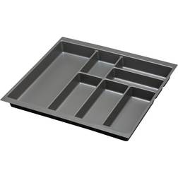 Bestikindsats Grå Plast M60 472x519 mm Bestikskuffe