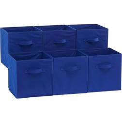Amazon Basics Collapsible Navy Blue Storage Box 6pcs