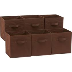 Amazon Basics Collapsible Brown Storage Box 6pcs