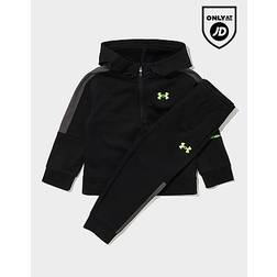 Under Armour Poly Colour Block 1/4 Zip Tracksuit Infant - Black