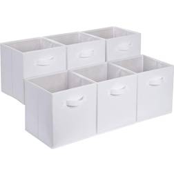 Amazon Basics Collapsible Solid White Storage Box 6pcs