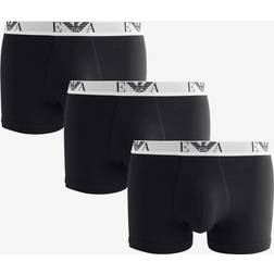 Armani Emporio Stretch Cotton Trunks - Black