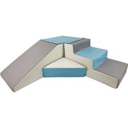 Velinda Set Blanc 4 Blocs Mousse Jeu