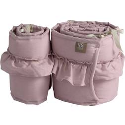Ng Baby Bumper Bedside Crib Mood Ruffles Pink