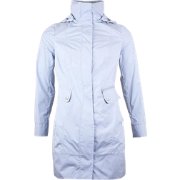 Cole Haan Women's Signature Packable Hooded Rain Jacket - Mist