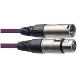 Stagg XLR - XLR M-F Purple 3m