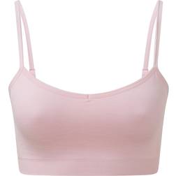 Tridri Women's Recycled Seamless '3D Fit' Multi-Sport Flex Bra - Light Pink Melange