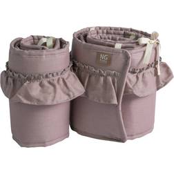 Ng Baby Bumper Bedside Crib Mood Ruffles Duaty Pink