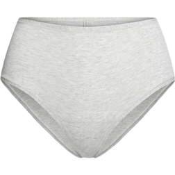 SKIMS Cotton Jersey Full Brief - Light Heather Grey