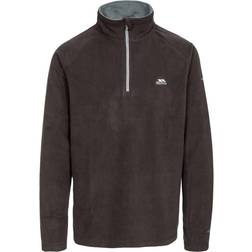 Trespass Men's 1/2 Zip Microfleece Blackford - Black