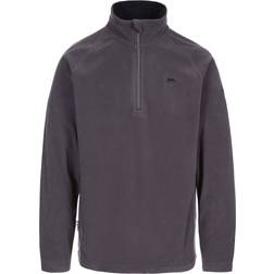 Trespass Men's 1/2 Zip Microfleece Blackford - Dark Grey