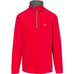 Trespass Men's 1/2 Zip Microfleece Blackford - Red