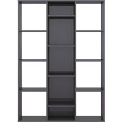 vidaXL Room Divider Grey High Gloss Bokhylla 140cm