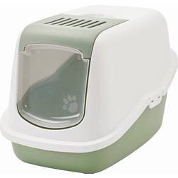 Savic Nestor Cat Litter Box 56x39x38.5cm Botanical Green