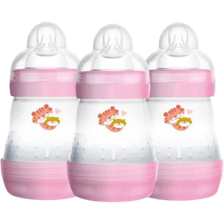 Mam Easy Start Anti-Colic Bottle 160ml 3-pack Pink