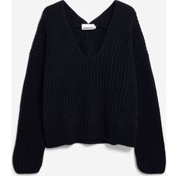 Armedangels Frauen Loose Fit Strickpullover - Black