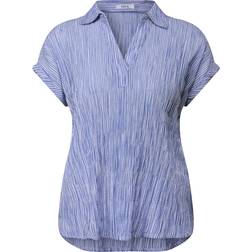 Cecil Bluse Indigo Hvid