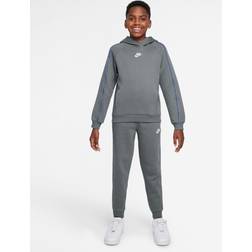 Nike Club Hooded Tracksuit Junior Kids - Grey