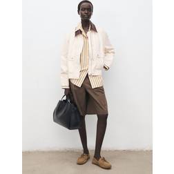 Mango Overgangsjakke Amelia - Lysebeige/Sort