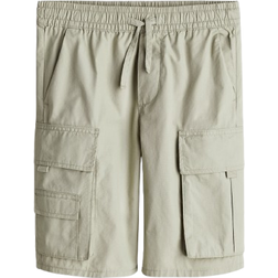 H&M Cargo Shorts - Light Khaki Green (1227891003)