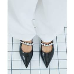 River Island Womens Black Strapped Slingback Flat Shoes
